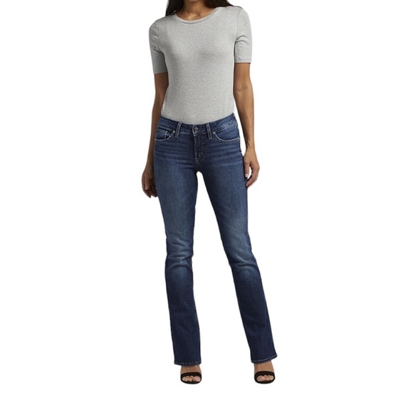 Silver Jeans Denim - Silver Jeans Suki Mid Rise Slim Boot W32/L33